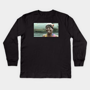 Aint Nobody Got Time For That Meme Kids Long Sleeve T-Shirt